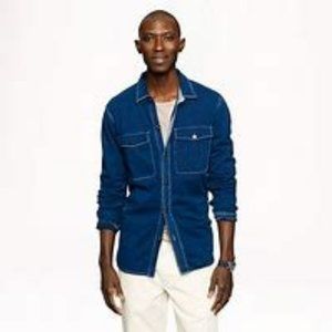 J. Crew Wallace & Barnes Indigo Workshirt